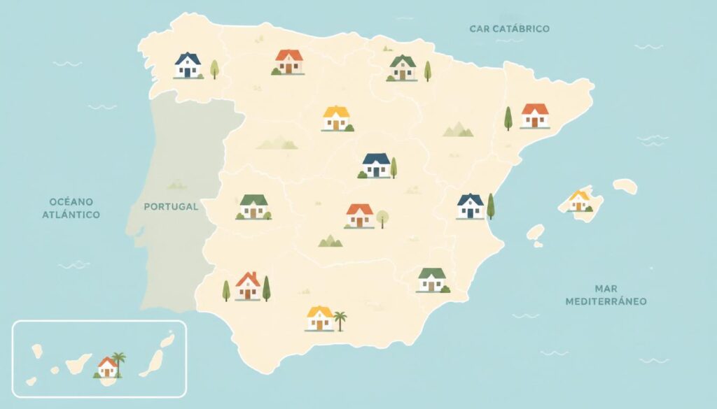 normativa casas modulares mapa de comunidades autónomas de España