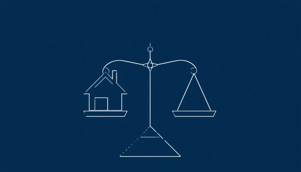 vivienda prefabricada legal balanza y casa